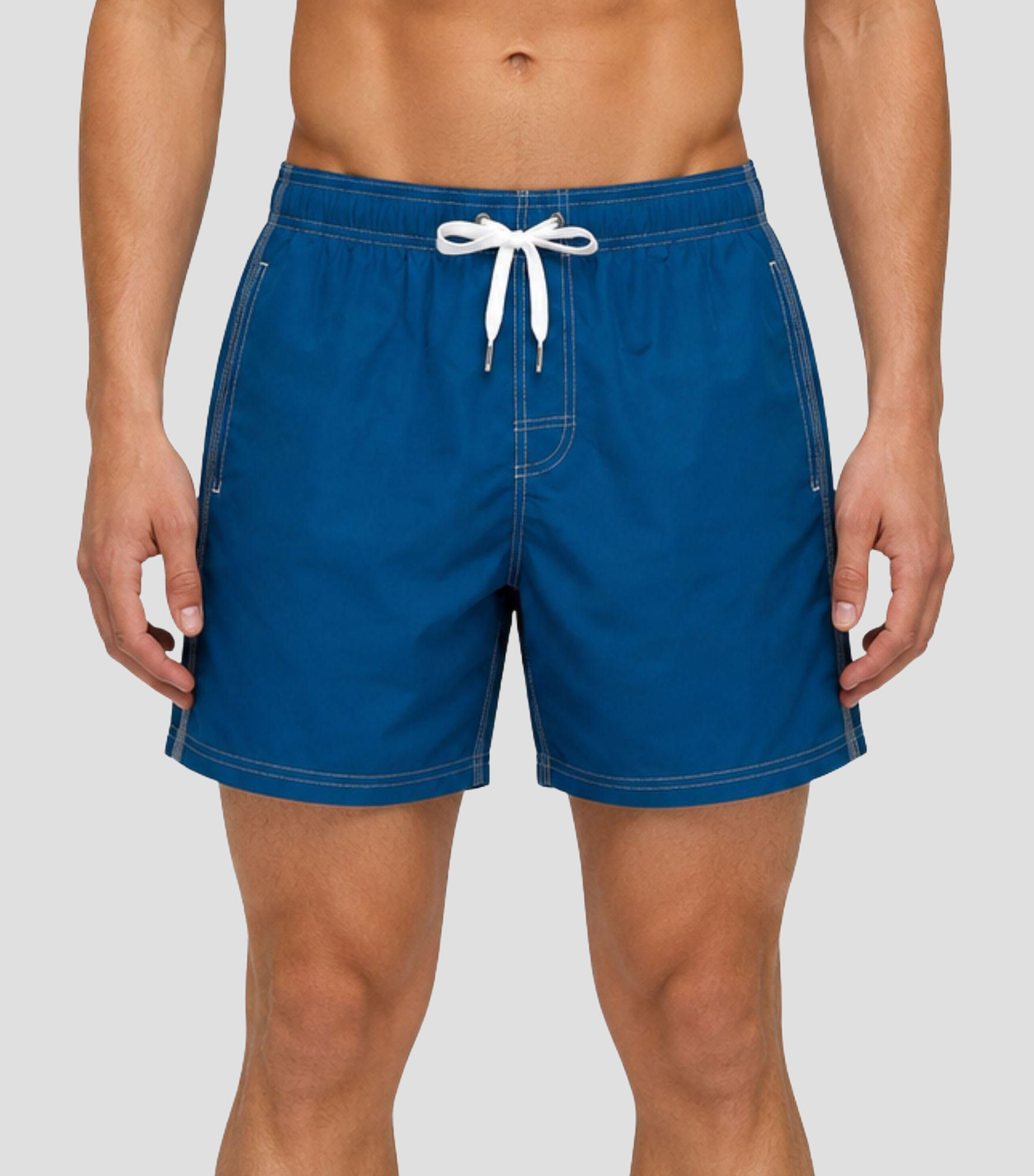 Traje de baño corto Liso Hombre